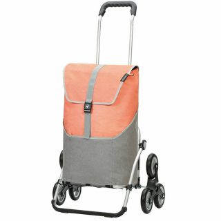 trendiger-Einkaufstrolley-luxuriöse-Farbe-apricot-Vigo-orange-Andersen