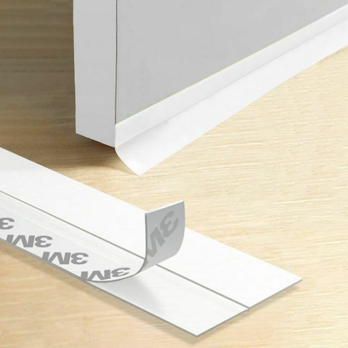 Selbstklebendes Dichtband für Fenster und Türen, weiß (4,5 cm x 5 m)