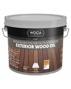 Woca-Exterior-Oil-Natur-2,5L-draußen-Holz-behandeln-Öl-pflegt-schützt-farblos-die-Farbe-auffrischen