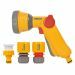 Hozelock-Startset-Multi-Spraygun-mit-Kupplungen-Schlauchendanschluss-Soft-Touch-gelb